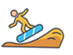 Sandboarding Icon